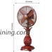 DecoBREEZE Oscillating Table Fan 3 Speed Air Circulator Fan  10 In  Makani - B01B4C7V3G